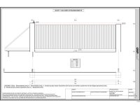 Schiebetor 4m x 1,4m 